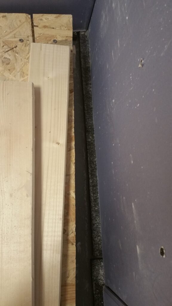 Innenverkleidung auf Gummi